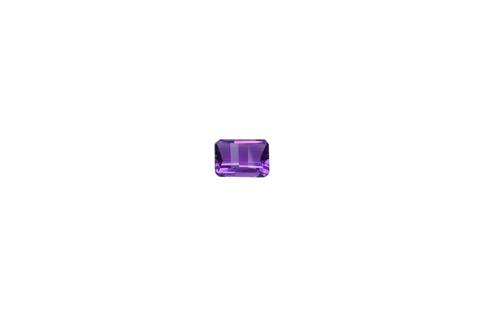 4.63ct Natural Purplish Amethyst Emerald Cut Loose Gemstone From Brazil — view 4
